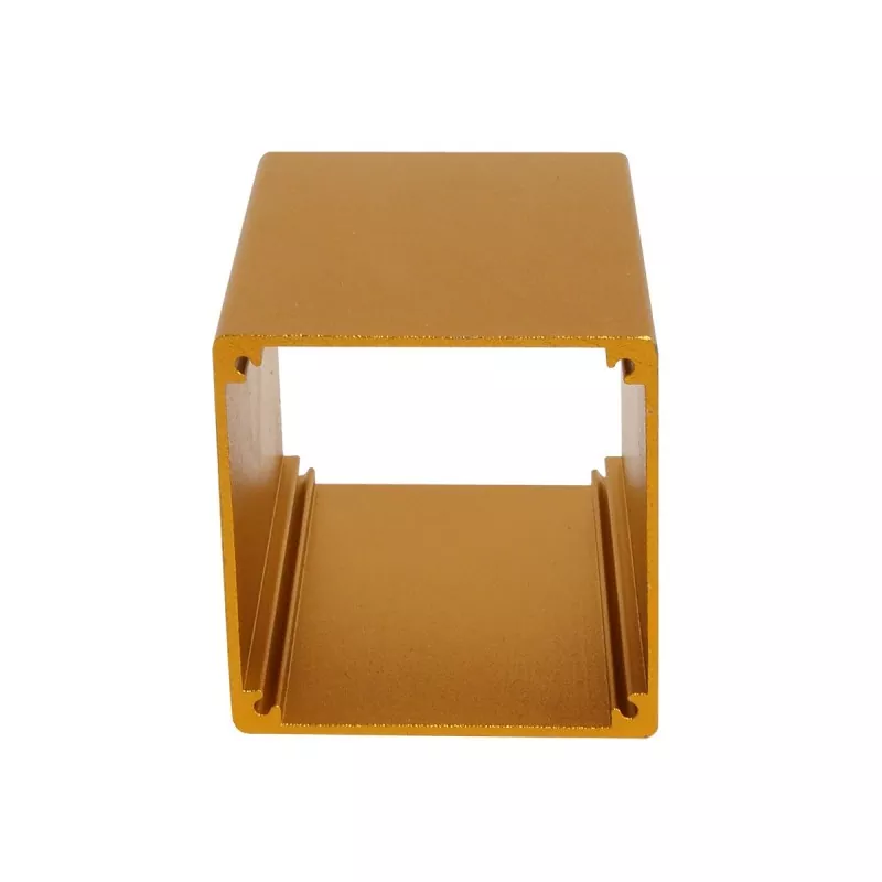 Caja de control industrial de aluminio de 52 × 52 mm